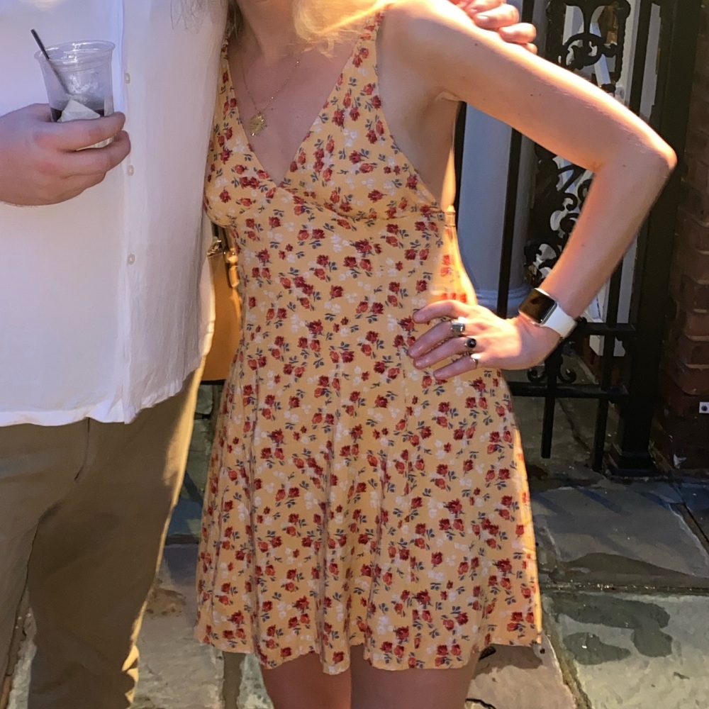 Free People Floral Mini Dress